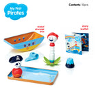 SmartMax My First Pirates Playset - Set of 11-The metal playbox doubles as a play area and can be used to store everything
