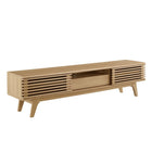 Modway Render 70" TV Stand - Oak-Mid-Century Style 70" TV Stand
