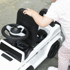 Aosom Baby Toddler Push Car - White-Under-seat storage, a secret base for snacks and toys 