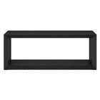 Hudson&Canal Osmond 48"W Rectangular Coffee Table - Black Grain-Table is made of high-quality and durable MDF materials
