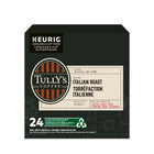 Tully's Coffee Italian Roast Extra Bold K-Cup Pods - 24 Pack-Roast strength: Extra Bold