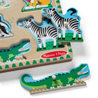 Melissa & Doug Zoo Animals Sound Puzzle (LCI727)-Material: Wood