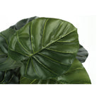 Monarch Specialties 24" Artificial Indoor Alocasia - Table - Black Pot-5 year limited warranty against manufacturer's defects