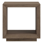 Hudson&Canal Evie 22"W Rectangular Side Table - Antiqued Grey Oak-Table is made of high-quality and durable MDF materials