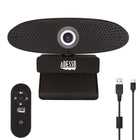 Adesso CyberTrack C100 4K USB Webcam-Built-in 3W speaker and microphone for crisp audio