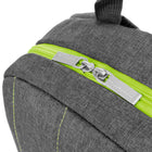 Vangoddy Grove Lightweight Casual Travel 15" Laptop Backpack - Grey/Lime Green-Great for school, work, travel, or outdoor activities
