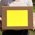 JAM Paper Full Page Labels, 8.5 x 11 Sticker Paper, AstroBrights Solar Yellow, 2 sets of 5 (337628610g)-5