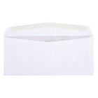 SupremeX Double Stacked Window Envelopes - #9 - Open Side - 24lb White Wove - Security Artline - 3-7/8" x 8-7/8" - Box of 500-White Wove