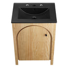 Modway Appia 24" Bathroom Vanity - Oak/Black-Assembly Required