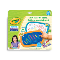 Crayola My First Crayola Double Doodle Board-Provides young artists with two reusable drawing surfaces.