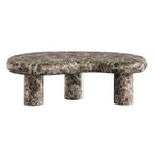 Modway Elowen Outdoor Faux Marble Coffee Table - Dark Emperador Marble-9