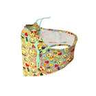 Oliver's Labels 2-Ply Non-Medical Kids Scarf Face Mask - Emojis-Soft adjustable ear loops to fit any size face.