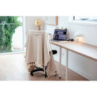Warmür The Original Office Chair Blanket - One Size - Beige-Button loops fasten over the armrests to help keep the blanket securely in place while you type, focus or take calls