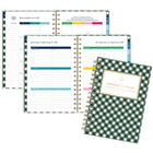 AT-A-GLANCE 2027 Emily Ley Simplified Small Weekly/ Monthly Planner - 8-1/2" H x 6" W - Gingham - Bilingual-Also includes holidays, 1 notes page, 2 reference calendars and 2 future planning pages