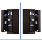 Sauder Merton Hall Large Storage Cabinet - Dakota Oak-Safety first: Wall anchor kit provided to help prevent tip-over accidents