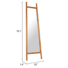 Zuo Stiga Mirror - Natural-3 year limited warranty