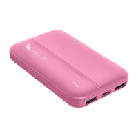 Helix 5,000 mAh Power Bank - Pink-LED Power Indicator Light