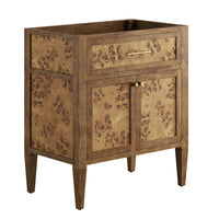 Modway Elysian 30" Bathroom Vanity Cabinet - Brown-Modern Bathroom Vanity