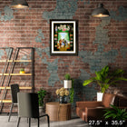 Wizard of Oz Collage - Framed Print - 27" x 35"-Museum-quality reproduction with vibrant colors