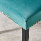 Modway Parcel Performance Velvet Dining Side Chairs - Teal - 2 Pack-10
