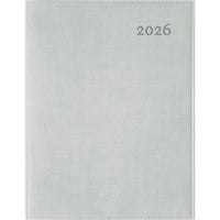 Socadis W. Maxwell 2026 Ulys Daily Planner - 8.5" x 11" - Grey - Bilingual-January to December 2026