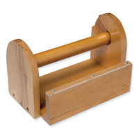 Creativity Street Wood Masking Tape Holder - Natural Wood - 10" x 7" x 6-5/8" -Includes 1 tape holder