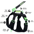 Healthy Harness Supreme Sport Dog Harness - Silver - Small-Multiple leash attachment points-front clip for training, back clip for casual walks, and a sturdy handle for emergencies