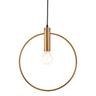 Zuo Irenza Ceiling Lamp - Brass-Designed for hardwired installation with standard mounting bracket and hardware included