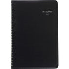 AT-A-GLANCE 2027 QuickNotes Weekly/Monthly Appointment Book - 10-7/8" H x 8-1/4" W - Black - Bilingual-12 months tabbed: January 2027 - December 2027