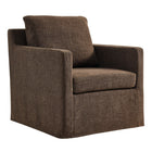 Modway Serene Fabric Slipcovered Swivel Armchair - Mocha-Modern Swivel Armchair
