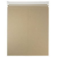 JAM Paper Photo Mailer Stiff Envelopes with Self Adhesive Closure, 12.75 x 15, Brown Kraft Recycled, 12 Pack-Stiff Mailer