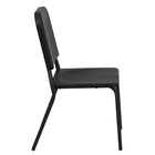 Flash Furniture HERCULES Series Black High Density Stackable Melody Band/Music Chair-Easy to Clean