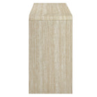Modway Toscana 61" Sideboard - Travertine-Non-Marking Floor Glides