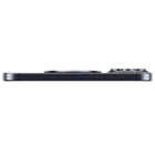 OhSnap Snap 4 Luxe Cell Phone Expanding Grip And Stand - Midnight Blue-Durable aluminum trim