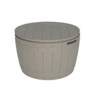 Dura Housewares Nova Round Storage Barrel - Grey-This cooler offers a 127 Litre (33.55-Gal) Capacity