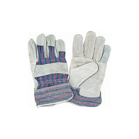 Zenith Safety Split Cowhide Patch Palm Fitters Gloves, Better Quality, Large, Striped Cuff, 36 Pack-Absorbent cotton-lined palm