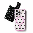 Ideal of Sweden Print Pack for iPhone 17 Pro Max - Ecru Noir-Does not interfere with MagSafe or wireless charging