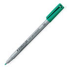 Staedtler Lumocolor Dry Safe Non-Permanent Wet Erase Marker - Medium Tip - Green-Medium, Whiteboard