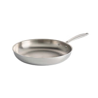 Tramontina Gourmet Tri-Ply Clad 30 cm Fry Pan-The Tramontina Tri-Ply Clad Stainless Steel Fry Pan offers professional-grade performance for any kitchen. Built with tri-ply clad construction, featuring an aluminum core between two layers of high-quality 18/10 stainless steel, this pan ensures even heat distribution, providing you with superior control over every dish