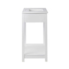 Modway Altura 36" Bathroom Vanity - White-Non-Marking Foot Caps