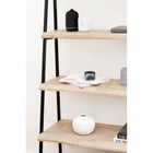 Gry Mattr Live Edge Bookshelf - White Oak/Black-Capsule Collection by Gry Mattr