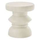 Modway Terza Indoor/Outdoor Patio Concrete Side Table - Light Grey-Concrete Build
