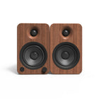 Kanto YU4 Powered Bookshelf Speakers with Bluetooth and Phono Preamp - Walnut - 2 Pack-4" Kevlar drivers and 1" silk dome tweeters deliver crisp highs and wonderfully balanced mid-range