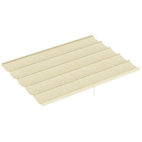Outsunny 8.5' L x 11.5' W Retractable Pergola Canopy Replacement for 10' L x 13' W Frame (Cover Top) - Cream White-ONLY fits Outsunny 13.1' x 9.8' (4 x 3 m) Pergola (SKU: 84C-055BK, 84C-055BN)