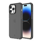 AXS PROShield Plus Drop-tested Clear Case for Apple iPhone 14 Pro Max - Smoke-Sleek reinforced corners maximize shock absorption by creating an air cushion between your phone and any surface