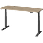 MotionGrey Electric Dual Motor Height Adjustable 165" W Sit-to-Stand Desk - Black Frame-MotionGrey Height Adjustable German Electric Dual Motors Sit-to-Stand Computer Home Table and Office Standing Desk - Black Frame with Tabletop (165cmx60cmx2.5cm)