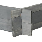 Outsunny Screwless Raised Garden Bed - 395" L x 395" W x 65" H - Grey-Perfect for growing deep root vegetables, herbs or your favorite flowers