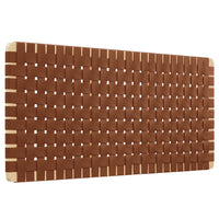Modway Sparta Weave Wall Mount Vegan Leather Full Headboard with - Natural Brown-Full Size Headboard Only