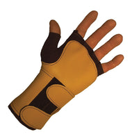 Impacto 703-20 Fingerless Impact Glove W/wrist Support, Large-Anti-impact and anti-vibration glove with wrist support
