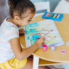 Melissa & Doug Pink Jumbo Colouring Pad, Grade Toddler - 2, 6 Pack-Fifty beautiful pictures with room for lots of pink, oversized 11" x 14" premium white bond paper, featuring outline drawings of flowers, princesses, horses and more